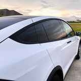2016-2021 Tesla Model X | Window Trim Combo Chrome Delete PreCut Vinyl Wrap
