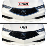 2018-2020 Acura TLX | Front Grill Trim Chrome Delete PreCut Vinyl Wrap