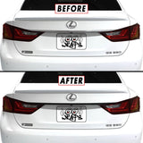 2013-2020 Lexus GS | Rear Trunk Trim Chrome Delete PreCut Vinyl Wrap