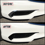 2018-2020 Acura TLX | Front Bumper Side Grill Trim Chrome Delete PreCut Vinyl Wrap