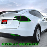 2016-2021 Tesla Model X | Tail Light PreCut Tint Overlays