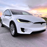 2016-2021 Tesla Model X | Headlight PreCut Tint Overlays