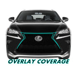 2013-2021 Lexus NX | Front Grill Trim Chrome Delete PreCut Vinyl Wrap