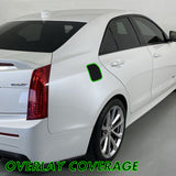 2013-2018 Cadillac ATS Sedan | Gas Cap PreCut Vinyl Wrap