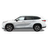 2020-2023 Toyota Highlander | Window Trim Chrome Delete PreCut Vinyl Wrap