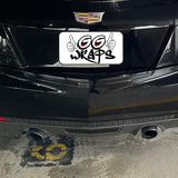 2013-2018 Cadillac ATS Sedan | Rear Trunk Trim Chrome Delete PreCut Vinyl Wrap