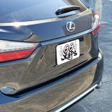 2016-2022 Lexus RX | Tailgate Trim Chrome Delete PreCut Vinyl Wrap