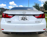 2013-2020 Lexus GS | Rear Trunk Trim Chrome Delete PreCut Vinyl Wrap