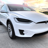 2016-2021 Tesla Model X | Headlight Cutout PreCut Tint Overlays