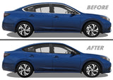 2020-2022 Subaru Legacy | Window Trim Chrome Delete PreCut Vinyl Wrap