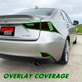 2014-2016 Lexus IS | Tail Light Cutout PreCut Tint Overlays
