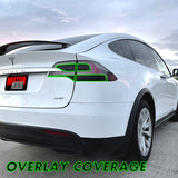 2016-2021 Tesla Model X | Tail Light Cutout PreCut Tint Overlays