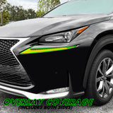 2015-2021 Lexus NX | DRL Turn Signal PreCut Tint Overlays