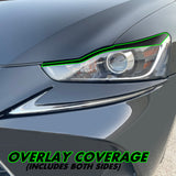 2017-2020 Lexus IS | Headlight Eyelid PreCut Vinyl Overlays