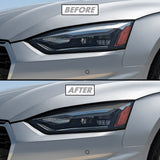 2020-2024 Audi A5 / S5 / RS5 | Headlight Eyelid PreCut Vinyl Overlays