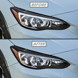 2018-2023 Subaru Crosstrek | Headlight Eyelid PreCut Vinyl Overlays