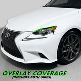 2014-2016 Lexus IS | Headlight Eyelid PreCut Vinyl Overlays