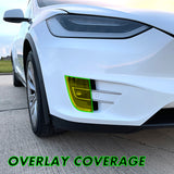 2016-2021 Tesla Model X | Fog Light PreCut Tint Overlays