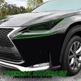 2015-2021 Lexus NX | Headlight & DRL PreCut Tint Overlays