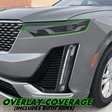 2020-2024 Cadillac XT6 | Headlight PreCut Tint Overlays