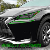 2015-2021 Lexus NX | Headlight & DRL PreCut Tint Overlays