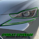 2017-2020 Lexus IS | Headlight & DRL PreCut Tint Overlays