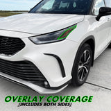 2020-2023 Toyota Highlander | Headlight Side Marker PreCut Vinyl Overlays