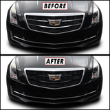 2015-2019 Cadillac ATS | Inner Front Grill Trim Chrome Delete PreCut Vinyl Wrap