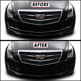 2015-2019 Cadillac ATS | Lower Front Grill Trim Chrome Delete PreCut Vinyl Wrap