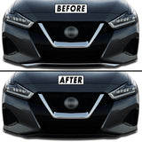 2019-2023 Nissan Maxima | Front Bumper Lower Lip Trim Chrome Delete PreCut Vinyl Wrap
