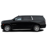 2021-2023 Chevrolet Suburban | Running Board Trim Chrome Delete PreCut Vinyl Wrap