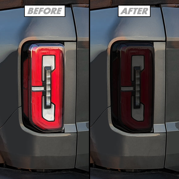 2021-2023 Ford Bronco | Tail Light PreCut Tint Overlays
