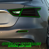 2019-2023 Nissan Maxima | Tail Light Cutout PreCut Tint Overlays