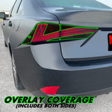 2017-2020 Lexus IS | Tail Light Cutout PreCut Tint Overlays