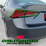 2017-2020 Lexus IS | Tail Light Cutout PreCut Tint Overlays