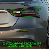 2019-2023 Nissan Maxima | Tail Light Cutout PreCut Tint Overlays