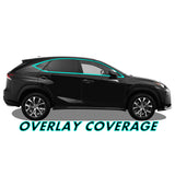 2013-2021 Lexus NX | Window Trim Chrome Delete PreCut Vinyl Wrap