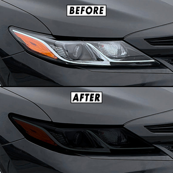 2018-2022 Toyota Camry | Headlight PreCut Tint Overlays