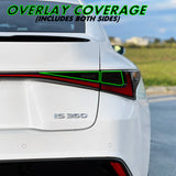 2021-2022 Lexus IS | Turn Signal & Reverse Light PreCut Tint Overlays