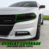 2015-2022 Dodge Charger | Headlight PreCut Tint Overlays