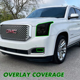 2015-2020 GMC Yukon | Headlight PreCut Tint Overlays