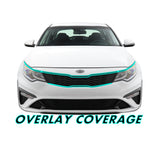 2016-2020 Kia Optima | Front Grill Trim Chrome Delete PreCut Vinyl Wrap
