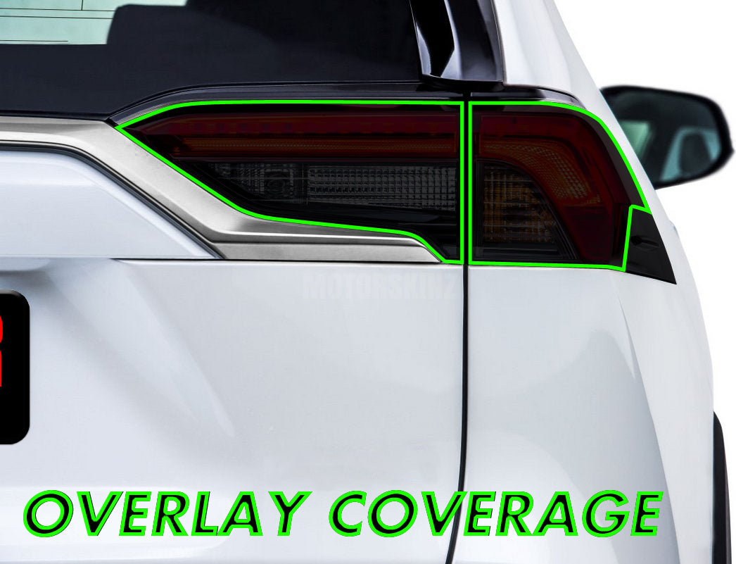 20192023 Toyota RAV4 Tail Light PreCut Tint Overlays SlickMod