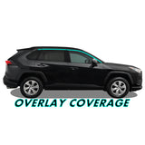 2019-2023 Toyota RAV4 | Window Trim Chrome Delete PreCut Vinyl Wrap