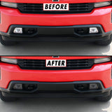 2019-2021 Chevrolet Silverado | Fog Light PreCut Tint Overlays