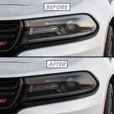2015-2022 Dodge Charger | Headlight PreCut Tint Overlays
