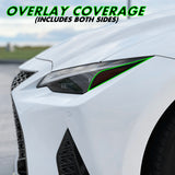2021-2022 Lexus IS | Headlight Side Marker PreCut Tint Overlays