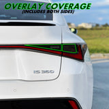 2021-2022 Lexus IS | Turn Signal & Reverse Light PreCut Tint Overlays