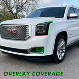 2015-2020 GMC Yukon | Headlight PreCut Tint Overlays