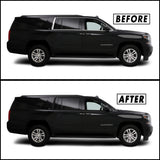 2015-2020 Chevrolet Suburban X-Cab| Window Trim Chrome Delete PreCut Vinyl Wrap